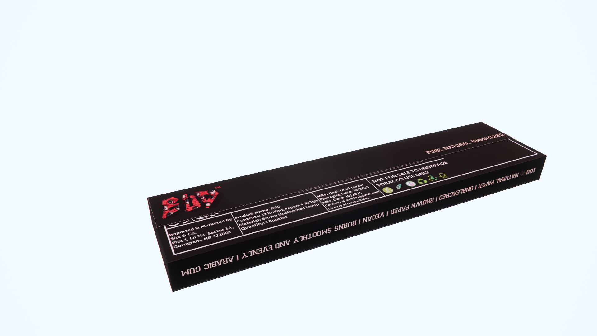 BUD: Organic HEMP Rolling Paper